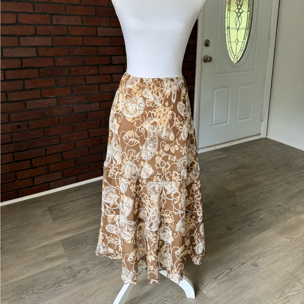 Paisley Long Maxi Skirt